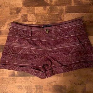 AE patterned shorts